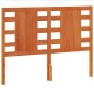 vidaXL Cabecero de cama madera maciza de pino marrón cera 135 cm vidaXL Cabecero de cama madera maciza de pino marrón cera 135 cm