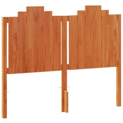vidaXL Cabecero de cama madera maciza de pino marrón cera 135 cm
