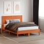 vidaXL Cabecero de cama madera maciza de pino marrón cera 180 cm vidaXL Cabecero de cama madera maciza de pino marrón cera 180 cm