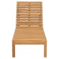 vidaXL Tumbonas 2 unidades madera maciza de teca