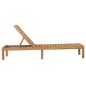 vidaXL Tumbonas 2 unidades madera maciza de teca