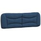 vidaXL Cabecero de cama acolchado tela azul 160 cm vidaXL Cabecero de cama acolchado tela azul 160 cm