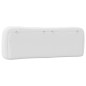 vidaXL Cabecero de cama acolchado cuero sintético blanco 160 cm vidaXL Cabecero de cama acolchado cuero sintético blanco 160 cm