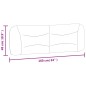 vidaXL Cabecero de cama acolchado cuero sintético blanco 160 cm vidaXL Cabecero de cama acolchado cuero sintético blanco 160 cm