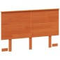 vidaXL Cabecero de cama madera maciza de pino marrón cera 135 cm vidaXL Cabecero de cama madera maciza de pino marrón cera 135 cm