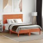 vidaXL Cabecero de cama madera maciza de pino marrón cera 135 cm vidaXL Cabecero de cama madera maciza de pino marrón cera 135 cm