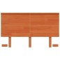 vidaXL Cabecero de cama madera maciza de pino marrón cera 135 cm vidaXL Cabecero de cama madera maciza de pino marrón cera 135 cm
