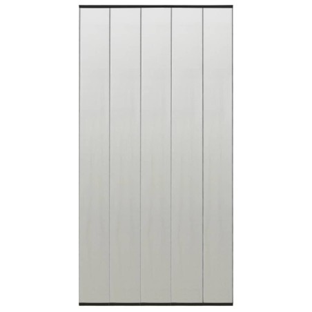 vidaXL Mosquitera de puerta cortina malla poliéster negro 100x220 cm