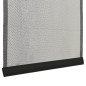vidaXL Mosquitera de puerta cortina malla poliéster negro 100x220 cm vidaXL Mosquitera de puerta cortina malla poliéster negro 100x220 cm