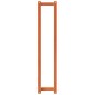vidaXL Toallero de madera de pino maciza marrón encerado 23x18x110 cm vidaXL Toallero de madera de pino maciza marrón encerado 23x18x110 cm