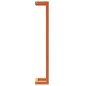 vidaXL Toallero de madera de pino maciza marrón encerado 23x18x110 cm vidaXL Toallero de madera de pino maciza marrón encerado 23x18x110 cm
