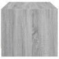 vidaXL Mesa de centro con puertas de vidrio gris Sonoma 68x50x42 cm vidaXL Mesa de centro con puertas de vidrio gris Sonoma 68x50x42 cm
