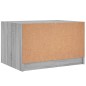 vidaXL Mesa de centro con puertas de vidrio gris Sonoma 68x50x42 cm vidaXL Mesa de centro con puertas de vidrio gris Sonoma 68x50x42 cm