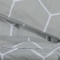 vidaXL Juego de funda nórdica algodón gris 140x200 cm