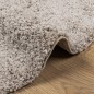 vidaXL Alfombra peluda de pelo largo moderna PAMPLONA beige Ø 80 cm vidaXL Alfombra peluda de pelo largo moderna PAMPLONA beige Ø 80 cm