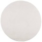 vidaXL Alfombra de pelo corto look escandinavo IZA crema Ø 160 cm vidaXL Alfombra de pelo corto look escandinavo IZA crema Ø 160 cm