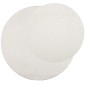 vidaXL Alfombra de pelo corto look escandinavo IZA crema Ø 160 cm vidaXL Alfombra de pelo corto look escandinavo IZA crema Ø 160 cm