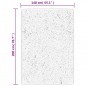 vidaXL Alfombra de pelo corto look escandinavo IZA crema 140x200 cm vidaXL Alfombra de pelo corto look escandinavo IZA crema 140x200 cm