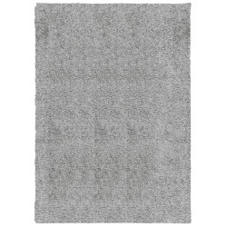 vidaXL Alfombra peluda de pelo largo moderna PAMPLONA gris 120x170 cm