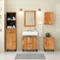vidaXL Armario de baño de pared madera maciza de acacia 38x33x48 cm vidaXL Armario de baño de pared madera maciza de acacia 38x33x48 cm