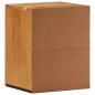 vidaXL Armario de baño de pared madera maciza de acacia 38x33x48 cm vidaXL Armario de baño de pared madera maciza de acacia 38x33x48 cm