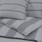 vidaXL Juego de funda nórdica algodón gris 225x220 cm vidaXL Juego de funda nórdica algodón gris 225x220 cm