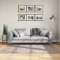 vidaXL Alfombra peluda de pelo largo moderna PAMPLONA beige 160x160 cm