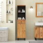vidaXL Mueble de baño madera maciza de acacia 38x33x160 cm vidaXL Mueble de baño madera maciza de acacia 38x33x160 cm