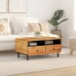 vidaXL Mesa de centro madera maciza de acacia 80x54x40 cm vidaXL Mesa de centro madera maciza de acacia 80x54x40 cm