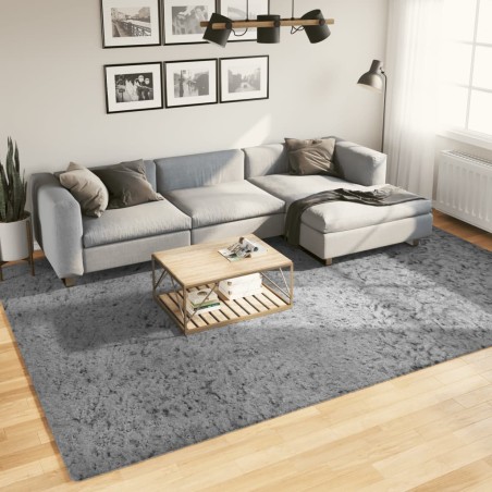 vidaXL Alfombra peluda de pelo largo moderna PAMPLONA gris 240x340 cm