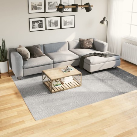 vidaXL Alfombra de pelo corto look escandinavo IZA gris 200x280 cm