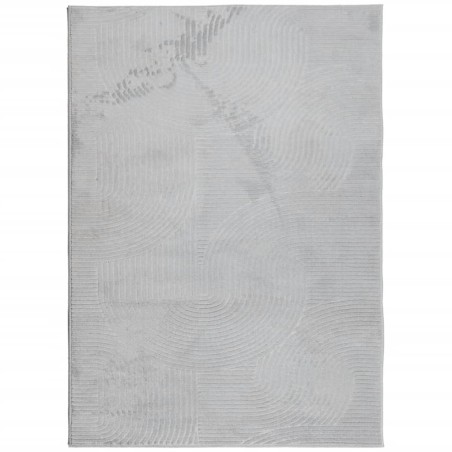 vidaXL Alfombra de pelo corto look escandinavo IZA gris 200x280 cm