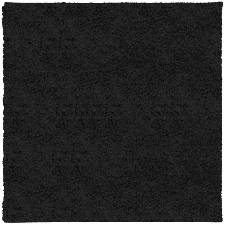 vidaXL Alfombra peluda de pelo largo moderna PAMPLONA negra 160x160 cm