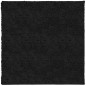 vidaXL Alfombra peluda de pelo largo moderna PAMPLONA negra 160x160 cm