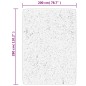 vidaXL Alfombra de pelo corto look escandinavo IZA crema 200x280 cm vidaXL Alfombra de pelo corto look escandinavo IZA crema 200x280 cm