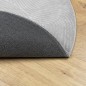 vidaXL Alfombra de pelo corto look escandinavo IZA gris Ø 80 cm vidaXL Alfombra de pelo corto look escandinavo IZA gris Ø 80 cm