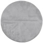 vidaXL Alfombra de pelo corto look escandinavo IZA gris Ø 160 cm vidaXL Alfombra de pelo corto look escandinavo IZA gris Ø 160 cm