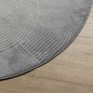 vidaXL Alfombra de pelo corto look escandinavo IZA gris Ø 160 cm vidaXL Alfombra de pelo corto look escandinavo IZA gris Ø 160 cm