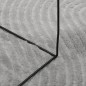 vidaXL Alfombra de pelo corto look escandinavo IZA gris Ø 160 cm vidaXL Alfombra de pelo corto look escandinavo IZA gris Ø 160 cm