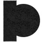 vidaXL Alfombra peluda de pelo largo moderna PAMPLONA negra 80x250 cm