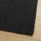 vidaXL Alfombra peluda de pelo largo moderna PAMPLONA negra 80x250 cm
