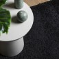 vidaXL Alfombra peluda de pelo largo moderna PAMPLONA negra 80x250 cm