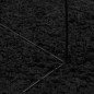 vidaXL Alfombra peluda de pelo largo moderna PAMPLONA negra 80x250 cm