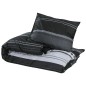 vidaXL Juego de funda nórdica algodón negro y blanco 155x220 cm vidaXL Juego de funda nórdica algodón negro y blanco 155x220 cm