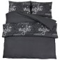 vidaXL Juego de funda nórdica algodón negro 200x200 cm vidaXL Juego de funda nórdica algodón negro 200x200 cm
