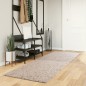 vidaXL Alfombra peluda de pelo largo moderna PAMPLONA beige 80x250 cm vidaXL Alfombra peluda de pelo largo moderna PAMPLONA beige 80x250 cm