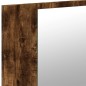 vidaXL Armario espejo de baño LED acrílico roble ahumado 80x12x45 cm vidaXL Armario espejo de baño LED acrílico roble ahumado 80x12x45 cm