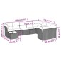 vidaXL Set de sofás de jardín 10 pzas cojines ratán sintético negro vidaXL Set de sofás de jardín 10 pzas cojines ratán sintético negro
