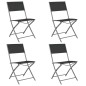 vidaXL Juego de comedor para jardín 5 piezas acero vidaXL Juego de comedor para jardín 5 piezas acero