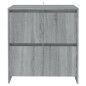 vidaXL Aparador de madera contrachapada gris Sonoma 70x41x75 cm vidaXL Aparador de madera contrachapada gris Sonoma 70x41x75 cm
